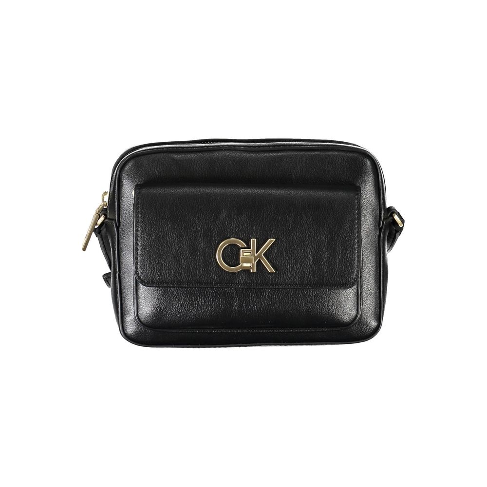 Calvin Klein Black Recycled Polyester Women's Handbag