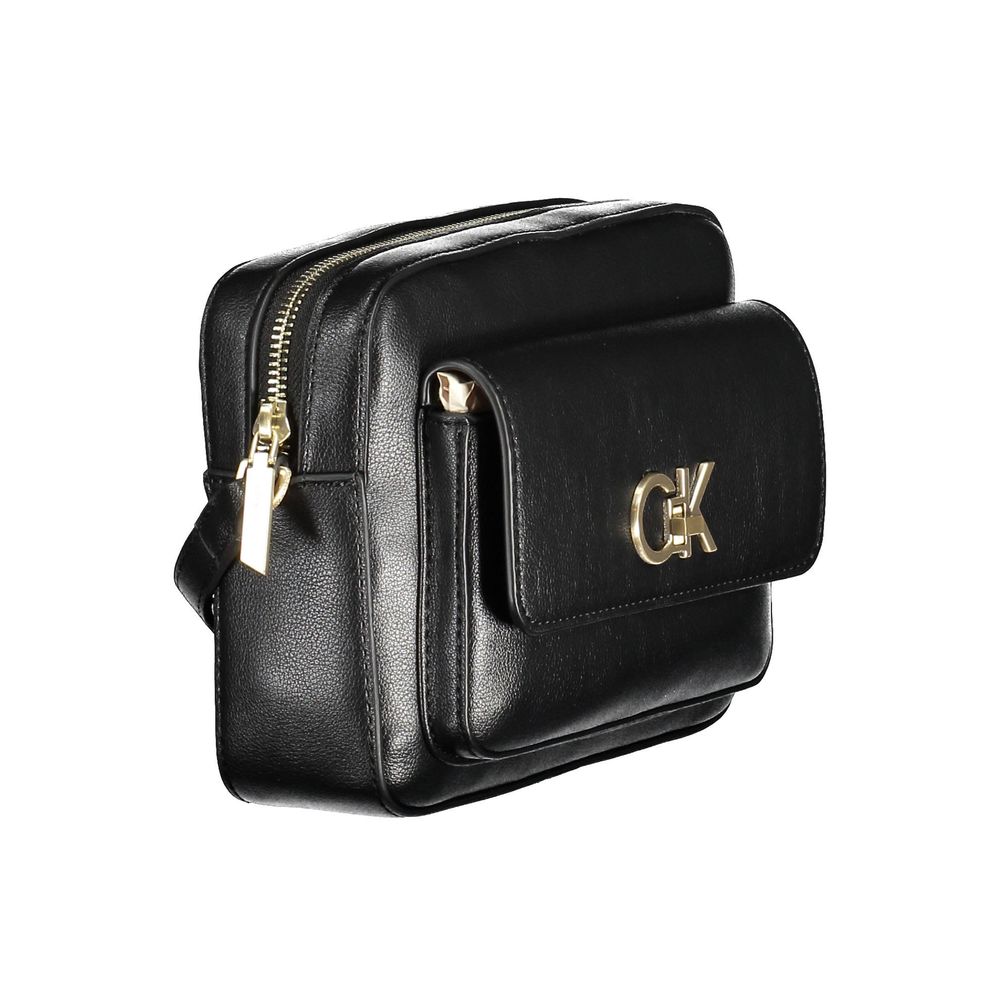 Calvin Klein Black Recycled Polyester Women's Handbag