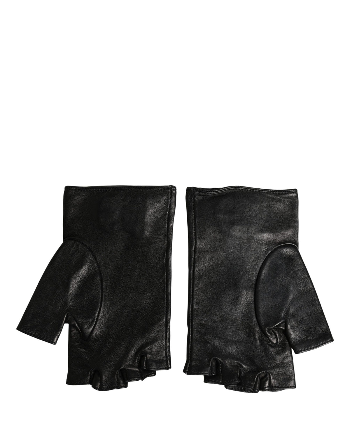 Dolce & Gabbana Black Embellished Wrist-Length Fingerless Gloves