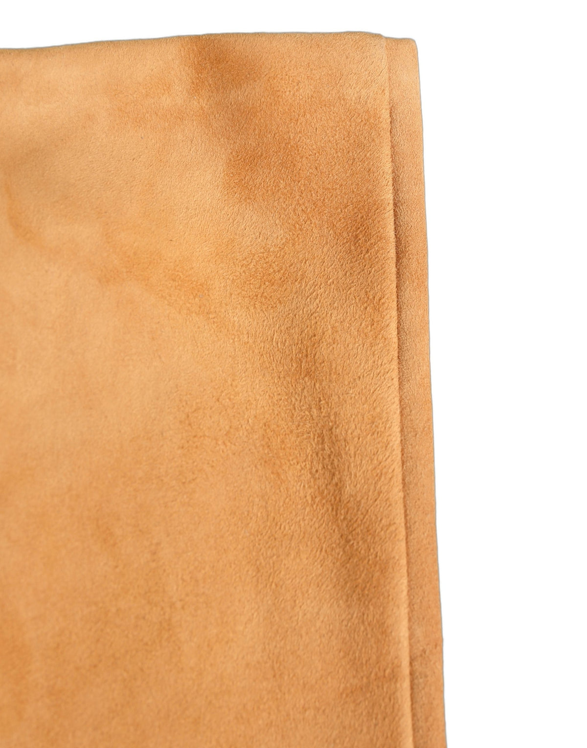Dolce & Gabbana Tan Genuine Leather Suede Elbow-Length Gloves