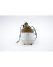 Golden Goose Brown Leather And Textile Low Top Sneakers