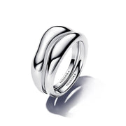 Pandora Shiny Line Heart Ring 925 Silver Size 52 193264C00-52