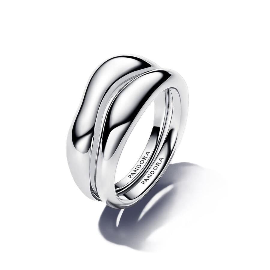 Pandora Shiny Line Heart Ring 925 Silver Size 54 193264C00-54