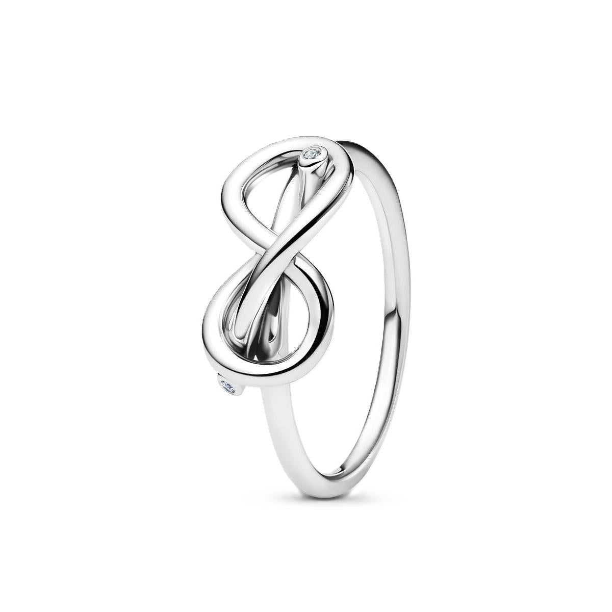 Pandora Classic Solitaire Heart Ring 925 Silver Size 48 193759C01-48