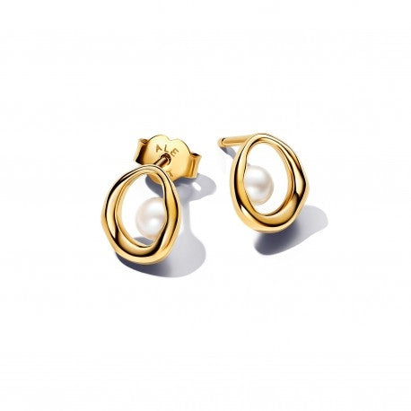 Pandora Sinuous Line Oval Earrings 263295C01