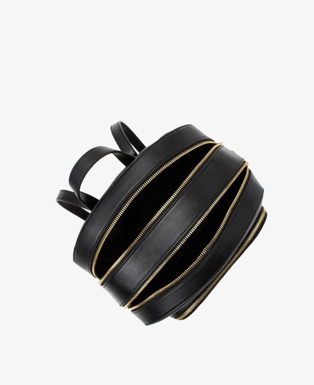 Zaino Michael Kors Jaycee Large Pocket Backpack in pelle nera