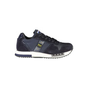 Blauer Men's Blue Sports Sneakers with Contrasting Details and Logo