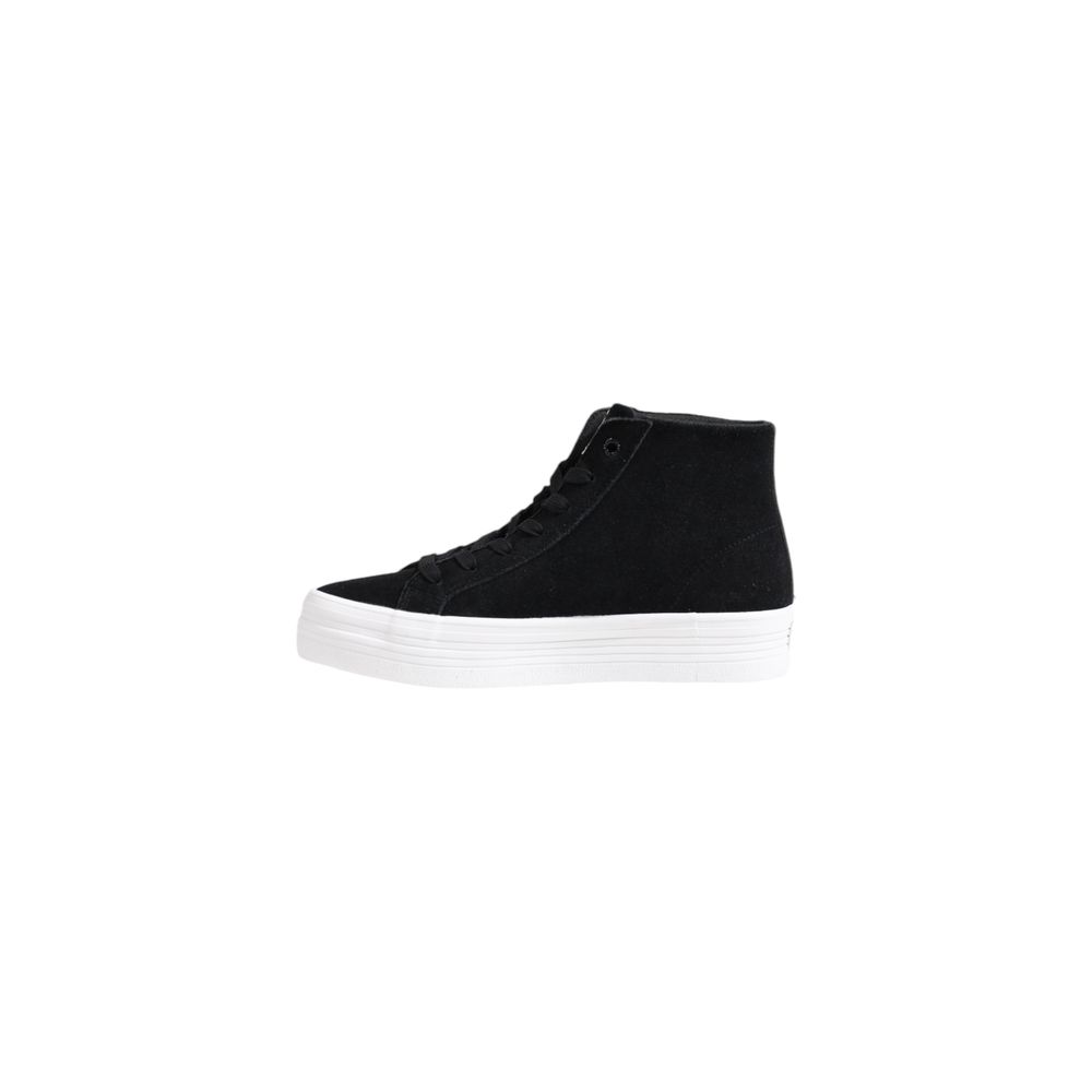 Sneakers Platform Calvin Klein Jeans VULC FLATFORM in Suede Nero