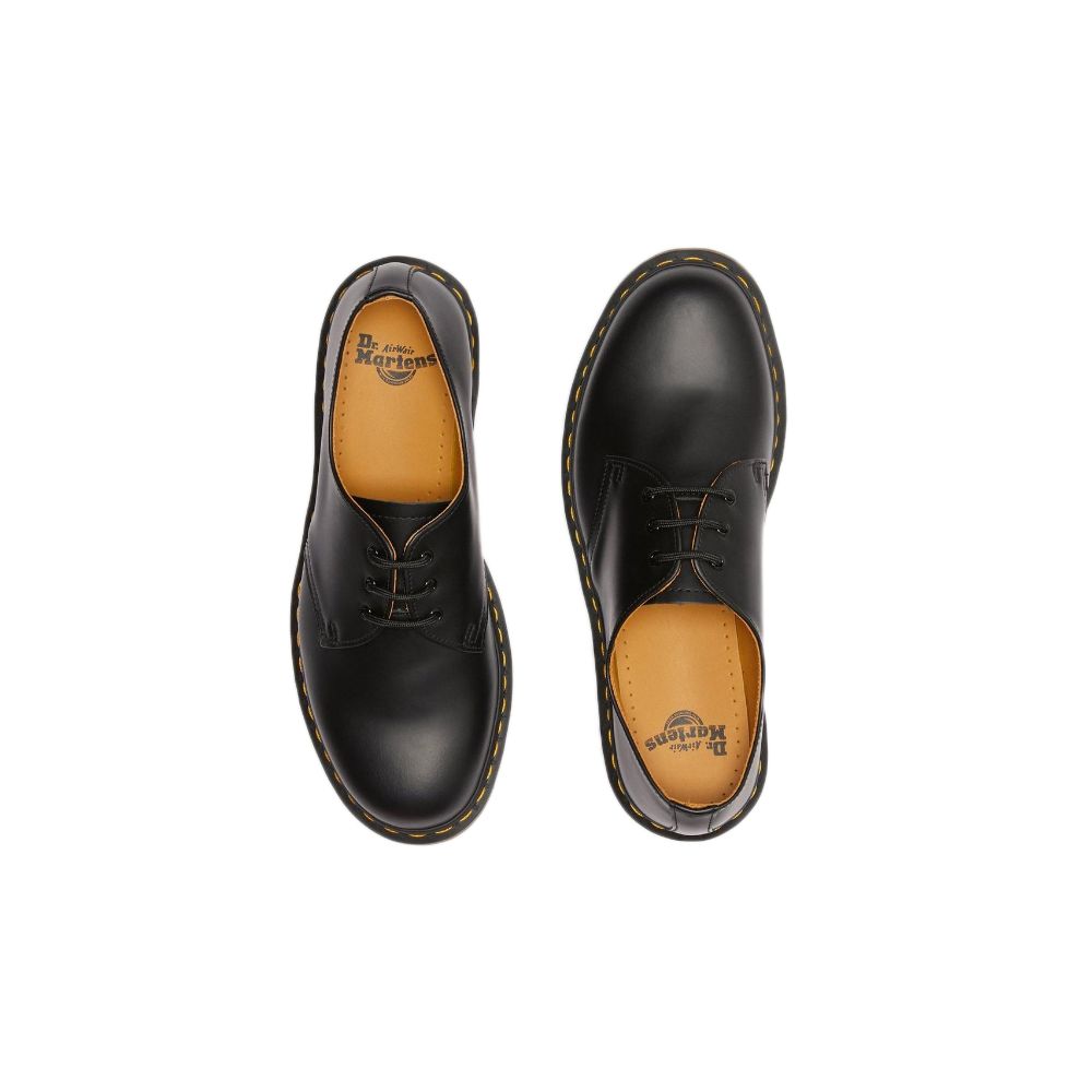 Dr. Martens 1461 Classic Smooth Black Leather Lace-Up Shoes