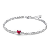 Bracciale Maglia Serpente Chiusura Stella Pavé Pandora Rose Lunghezza 18 cm 590041C02-18
