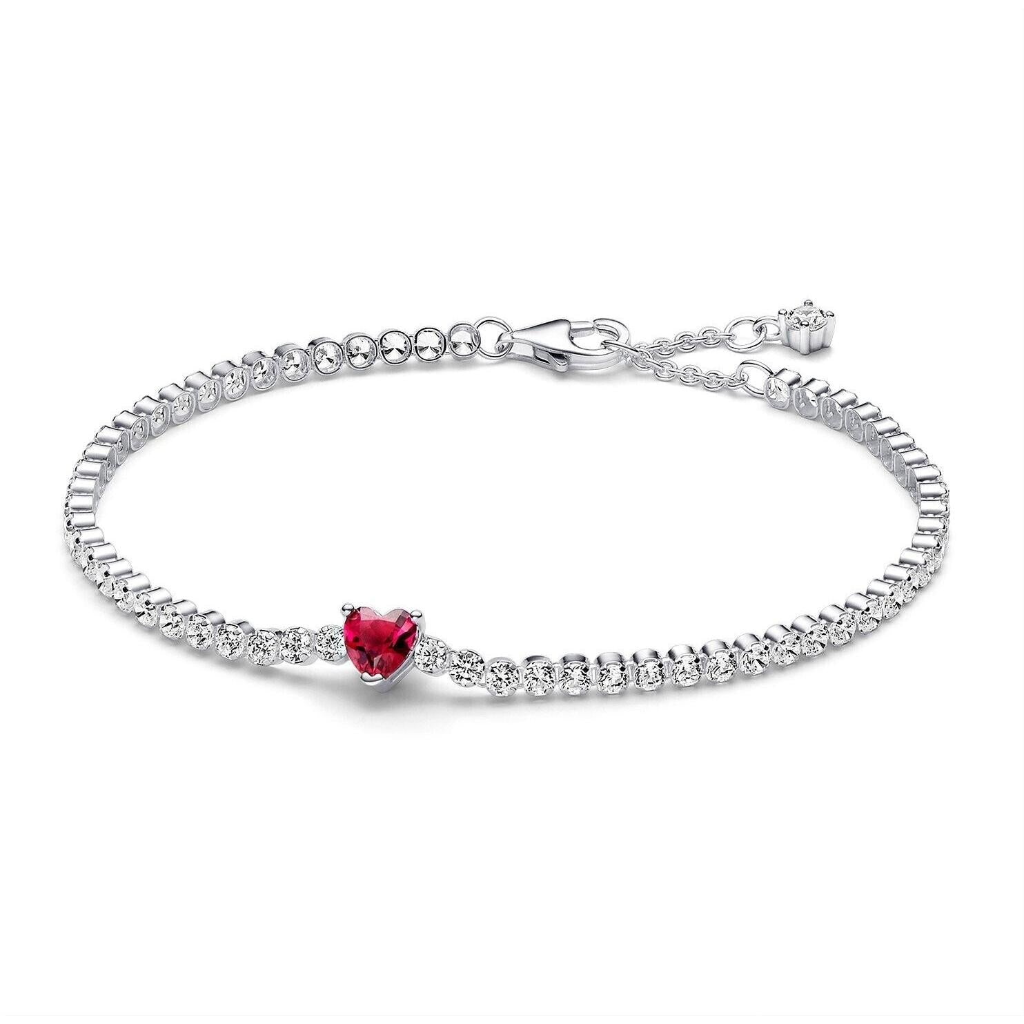 Bracciale Maglia Serpente Chiusura Stella Pavé Pandora Rose Lunghezza 18 cm 590041C02-18