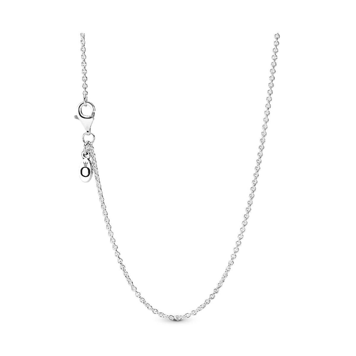 Pandora 925 Silver Swivel Chain Necklace, Length 45 cm 590412-45