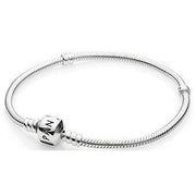 Bracciale Maglia Serpente Chiusura Rotonda Pandora Argento 925 Lunghezza 18 cm 590702HV-18