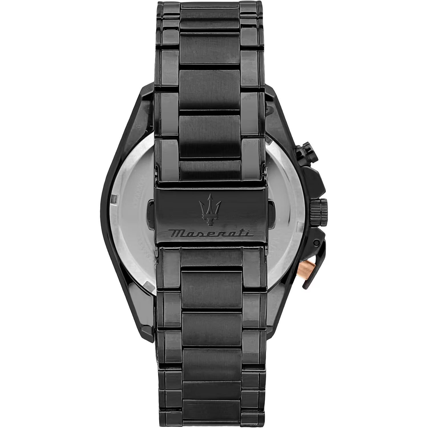 Orologio Maserati Traguardo R8873612048 Cronografo Nero e Oro Rosa