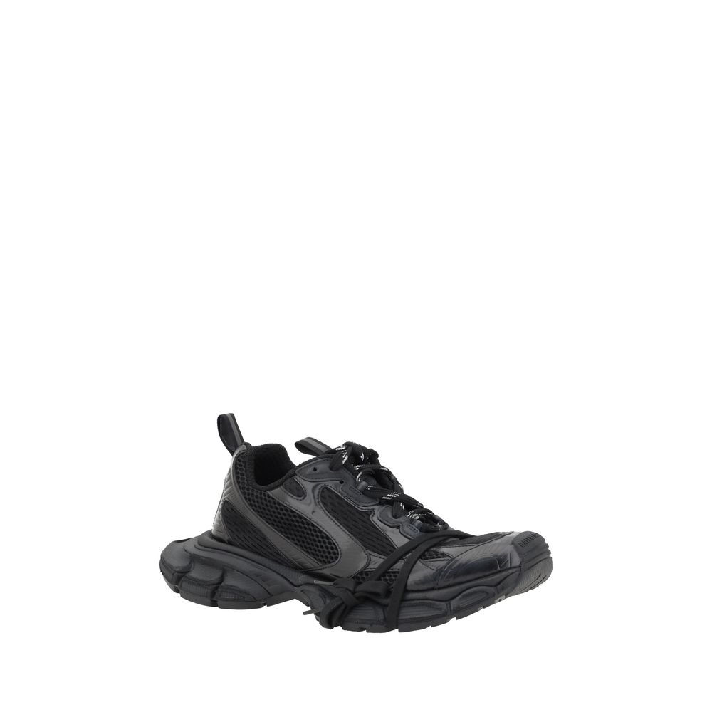 Balenciaga 3XL Chunky Men's Black Fabric Sneakers