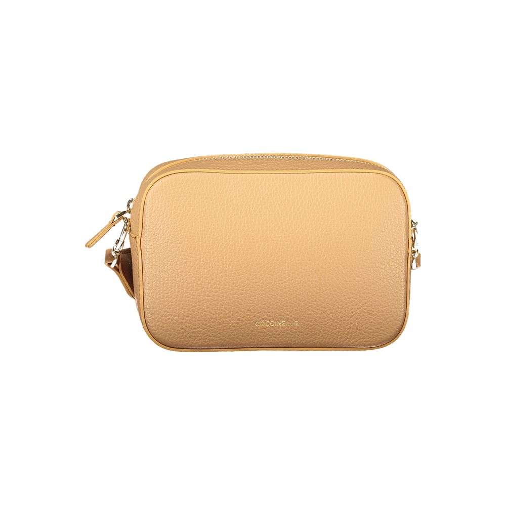 Coccinelle Tebe Borsa a Spalla in Pelle Marrone (AW25)