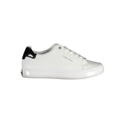 Calvin Klein Bianco Pelle Women Sneaker