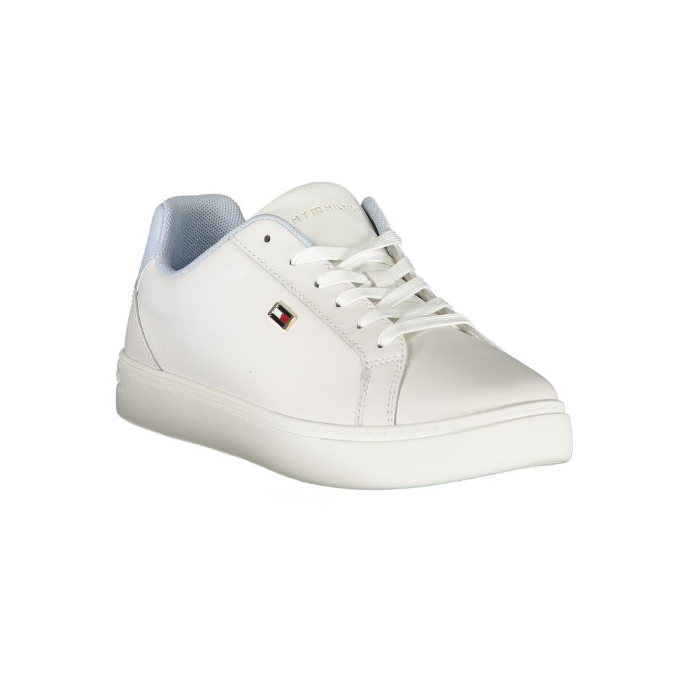 Tommy Hilfiger White Leather Women Sneaker