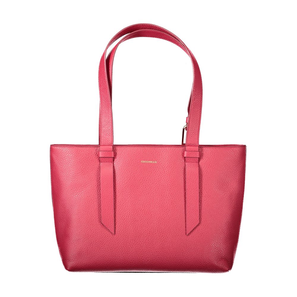 Coccinelle Tebe Borsa a Spalla in Pelle Rossa (AW25)