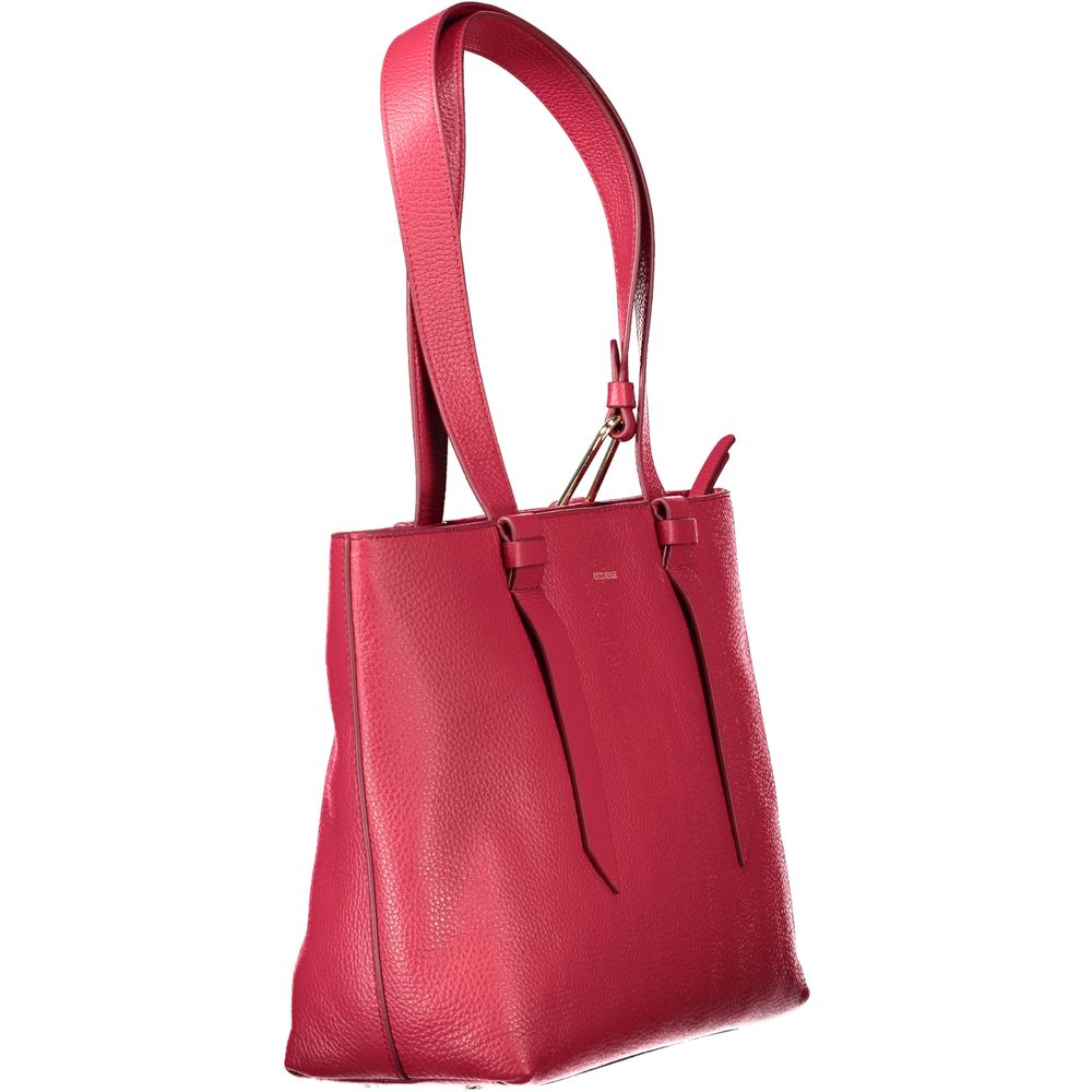 Coccinelle Tebe Borsa a Spalla in Pelle Rossa (AW25)