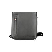 Tommy Hilfiger Black Polyurethane Men's Shoulder Bag