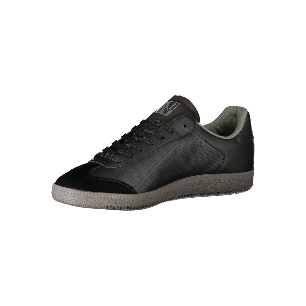 Napapijri Black Polyurethane Men Sneaker