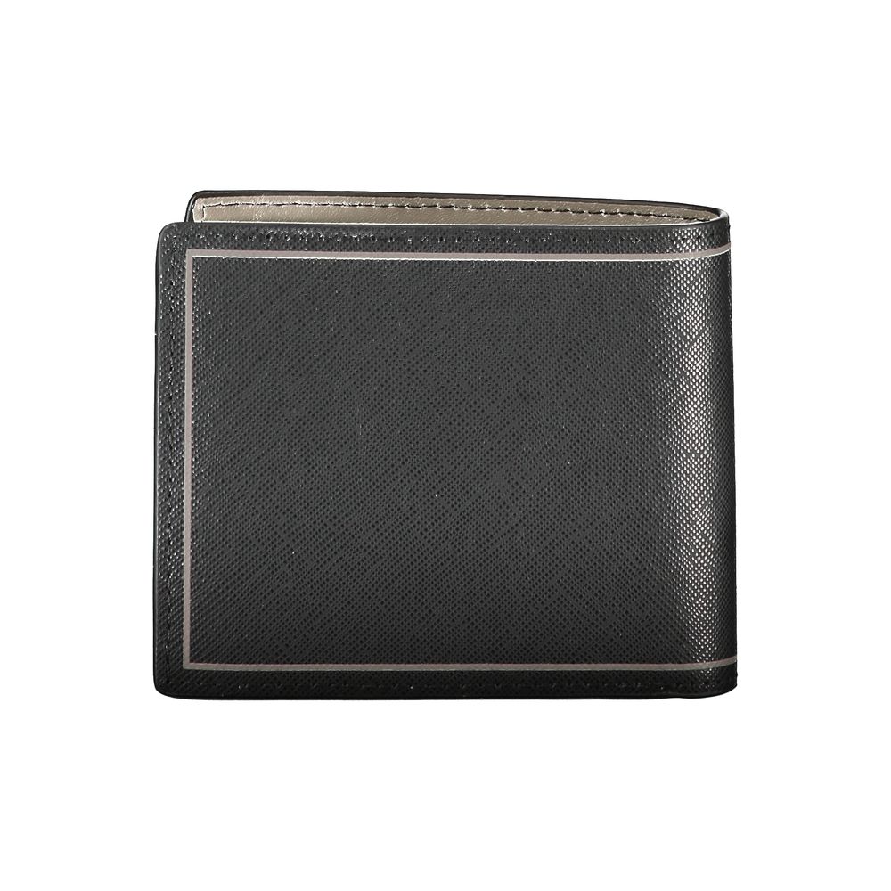 Tommy Hilfiger Black Leather Men Wallet