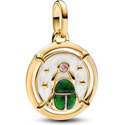 Charm Pendente Cuore a Pavé Rosso Bicolore 763413C01