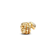 Charm Cuore a Pavé Trasparente Bicolore Pandora 763618C01