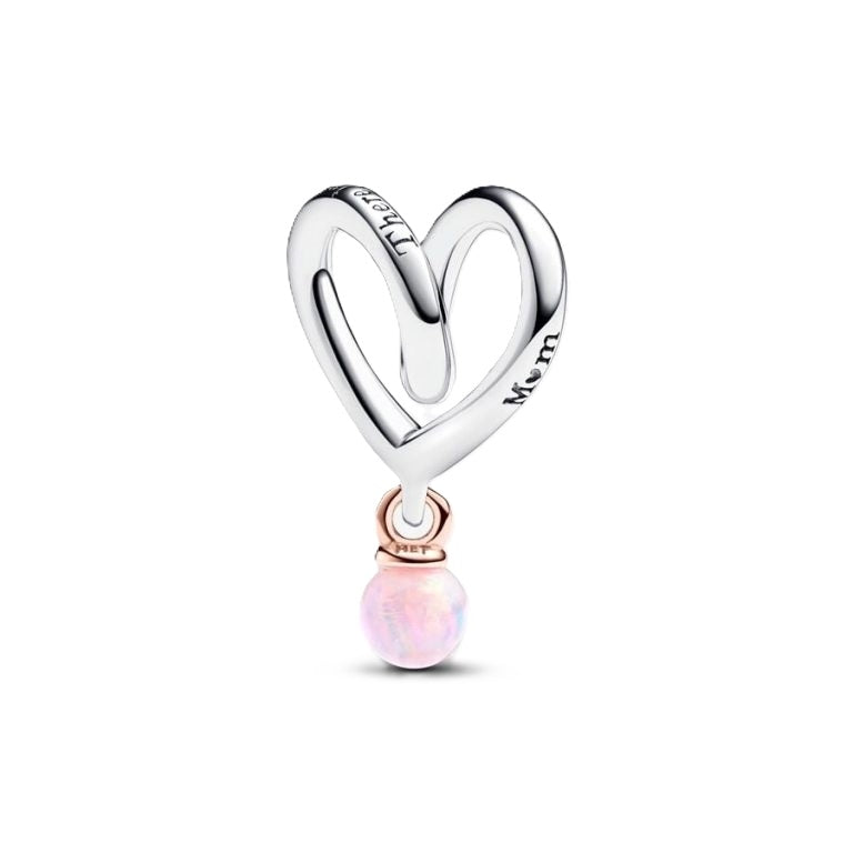 Charm Pendente Cuore a Pavé Pandora Rose 783242C01