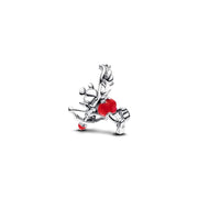 Charm Pendente Cuore a Pavé Rosso Ciliegia Pandora 793616C01