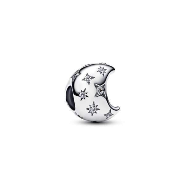 Charm Pendente Doppio Cuore Pavé Trasparente Pandora 794254C01