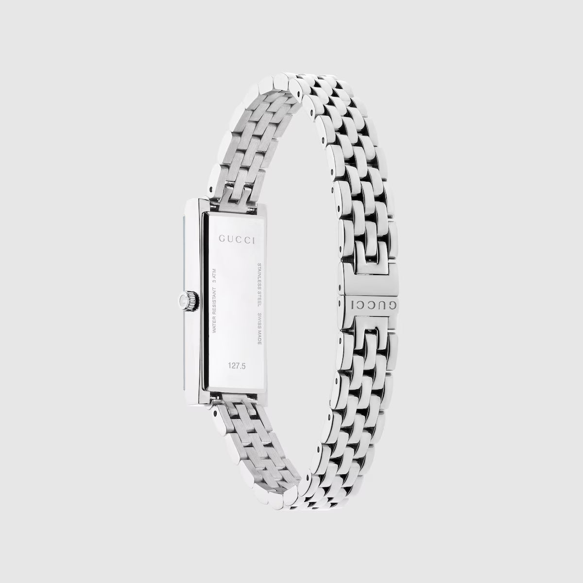 Gucci G-Frame Watch YA127516 Rectangular Fuchsia Pink Dial