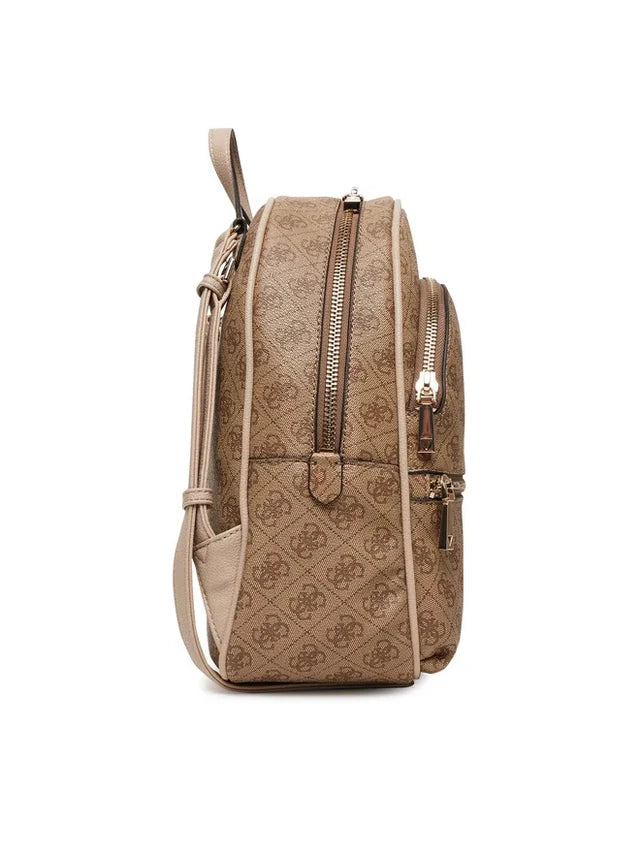 Guess Manhattan Large Women's Backpack in Brown Polyurethane