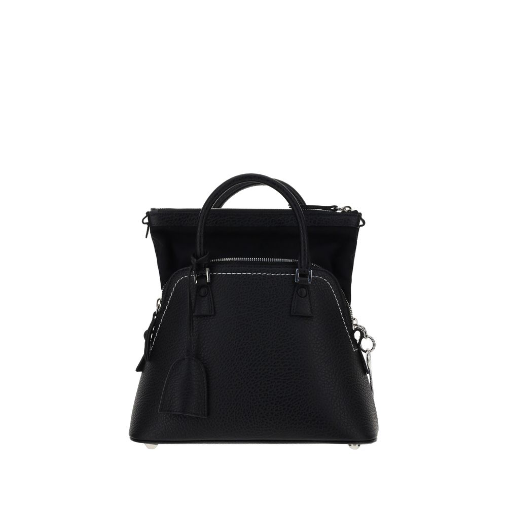 Maison Margiela 5AC Medium Black Calfskin Bag