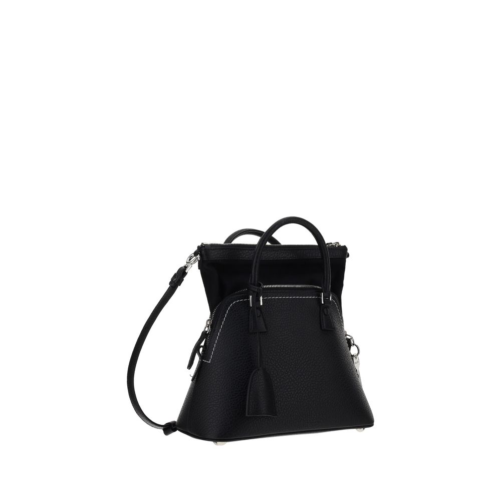 Maison Margiela 5AC Medium Black Calfskin Bag