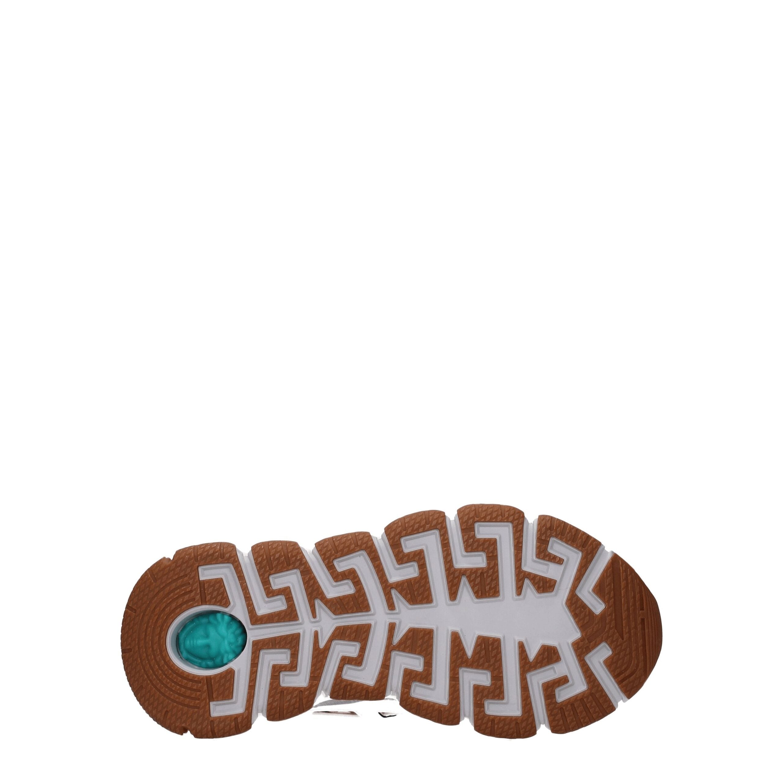 Versace Athletic Sneakers in White Leather, 5cm Heel