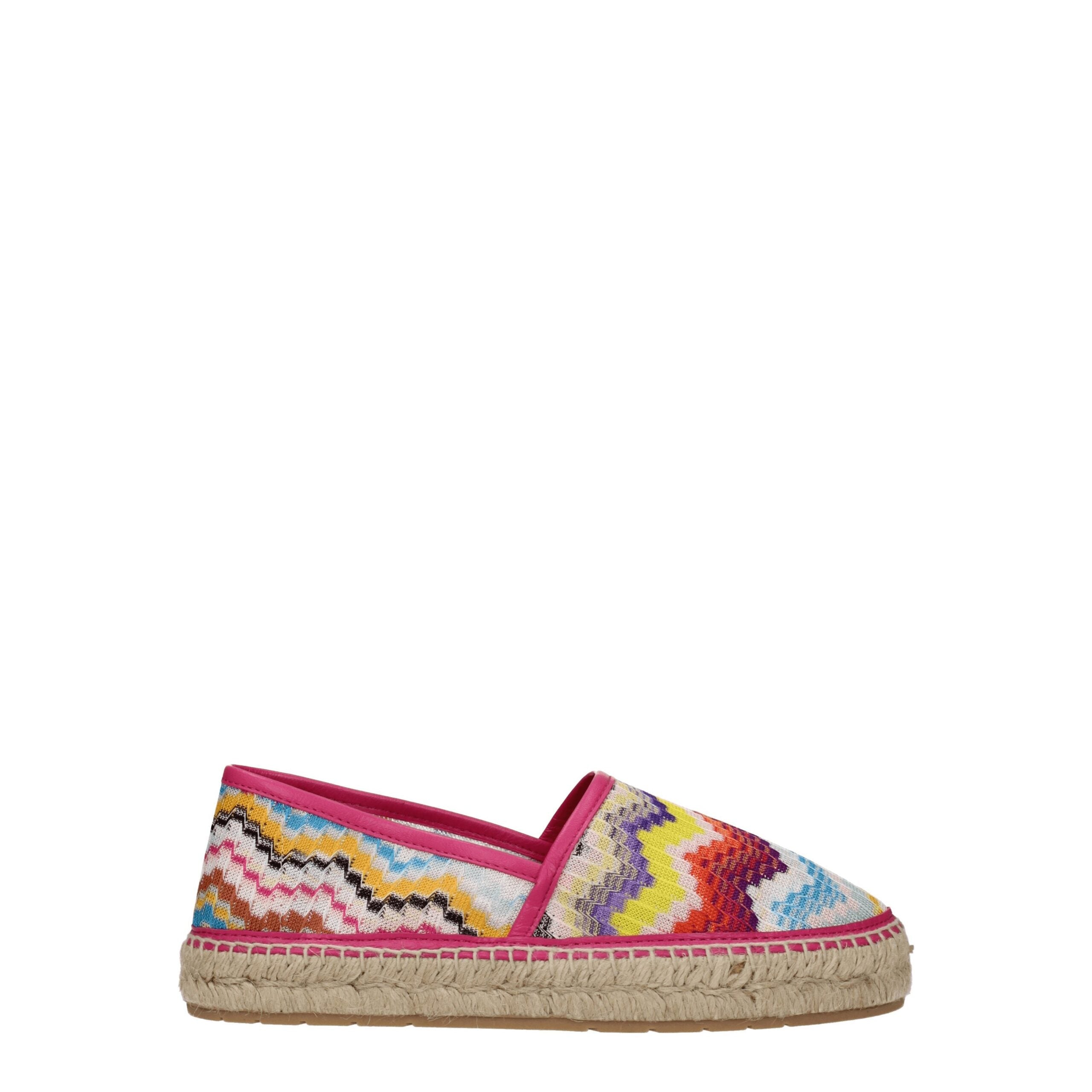 Missoni Women's Vintage Multicolor Fabric Espadrilles