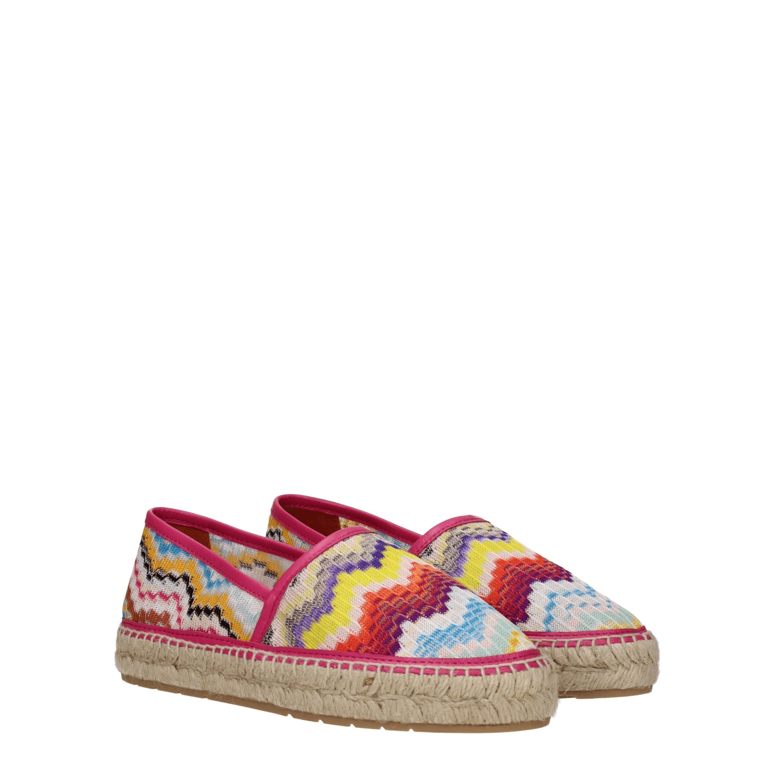Missoni Women's Vintage Multicolor Fabric Espadrilles
