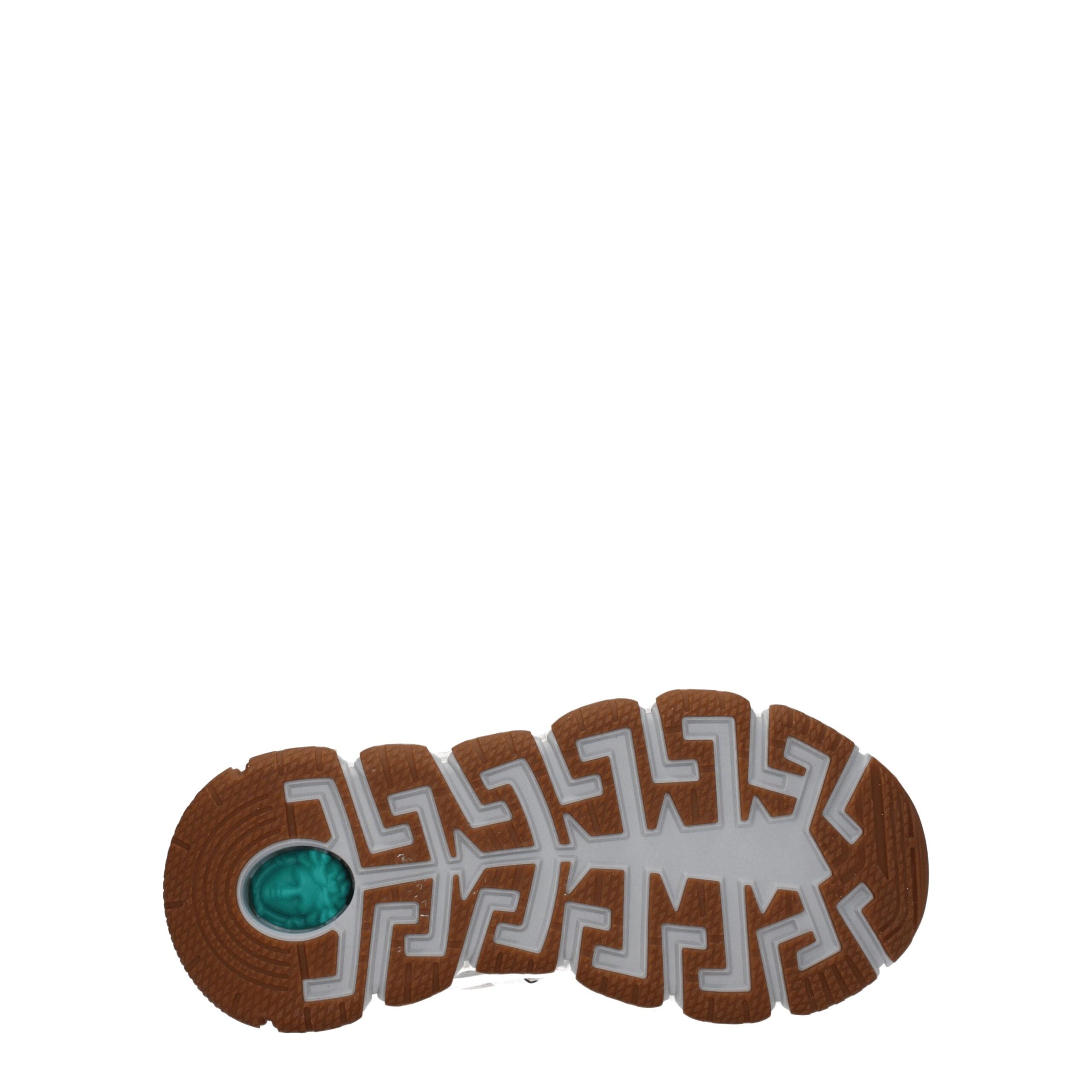 Versace Athletic Sneakers in White Greca Fabric and Grey Details