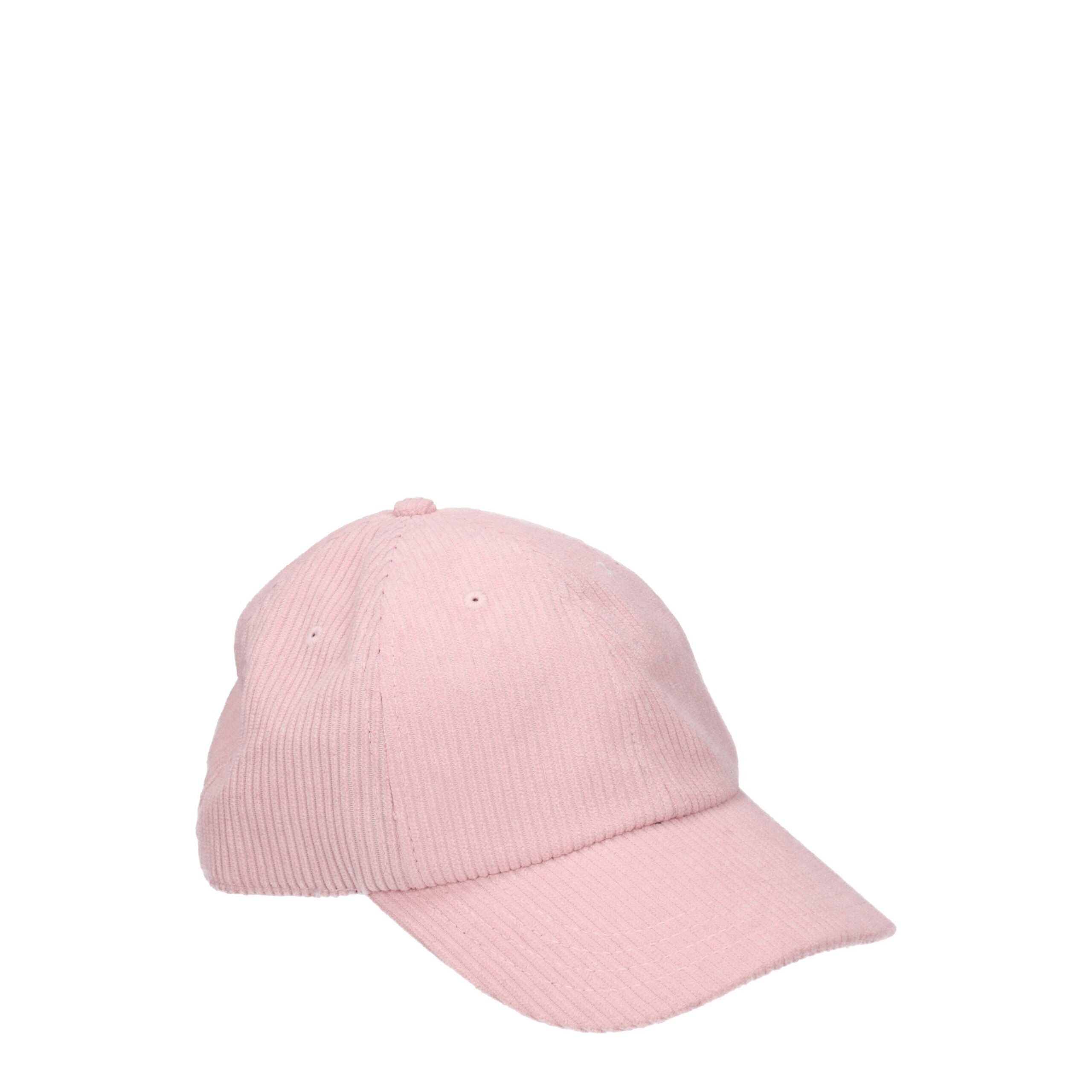 Autry Pink Cotton Baseball Hat with Back Detail