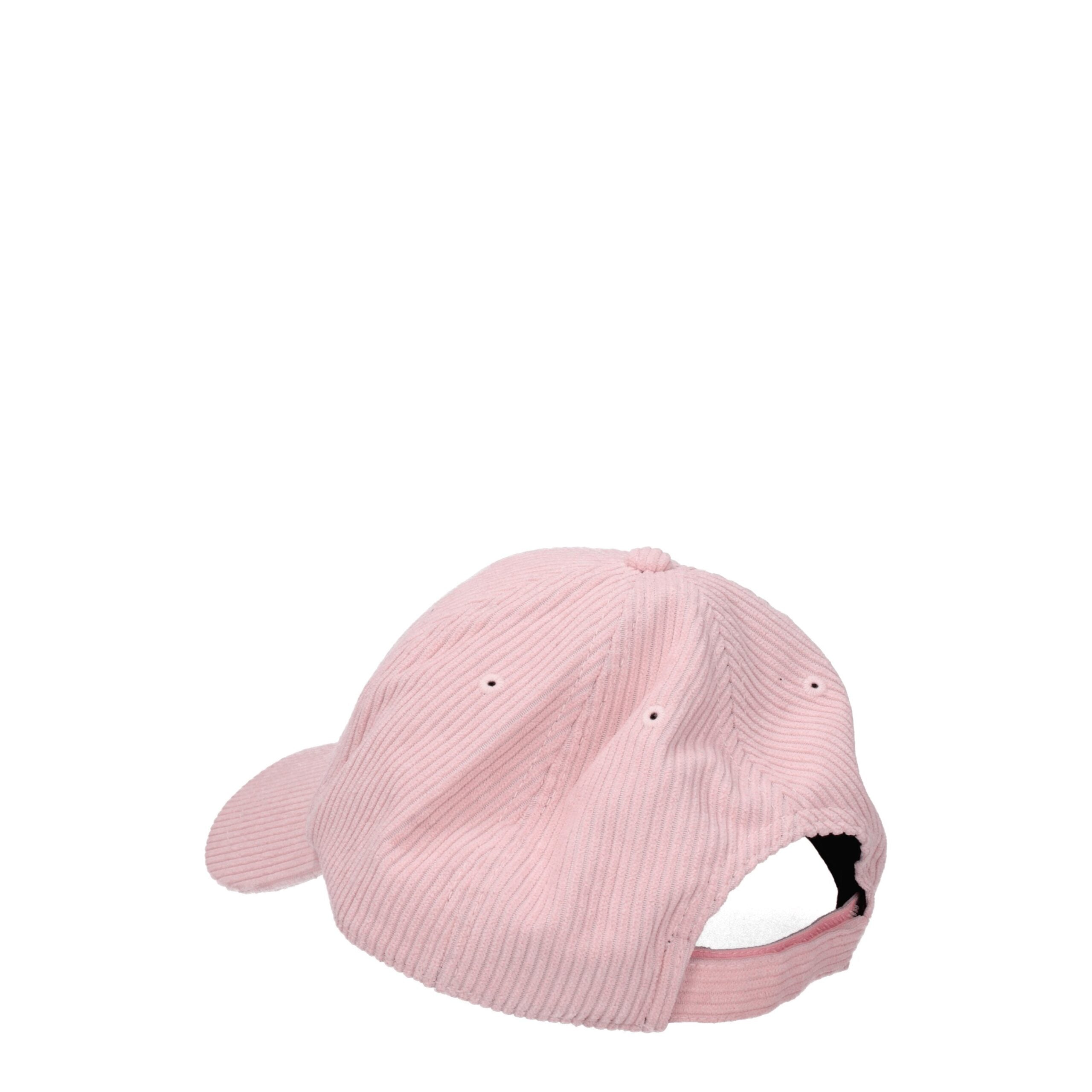 Autry Pink Cotton Baseball Hat with Back Detail