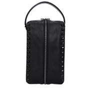 Valentino Garavani Black Leather Clutch Bag