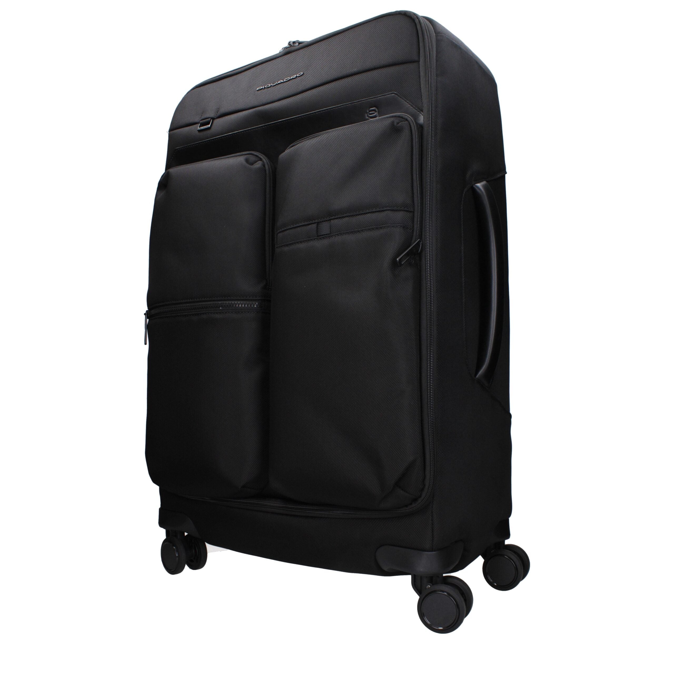 Piquadro Cabin Trolley in Black Fabric BV4733X19N