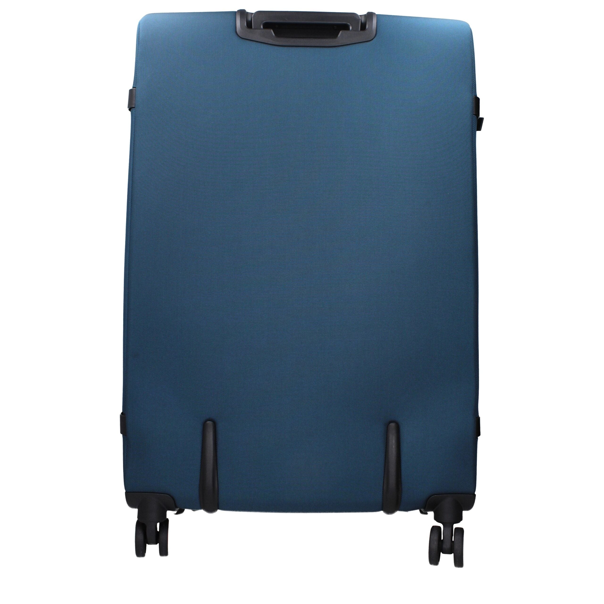 Piquadro BV3885M2BLU Blue Fabric Cabin Trolley (TSA Lock)
