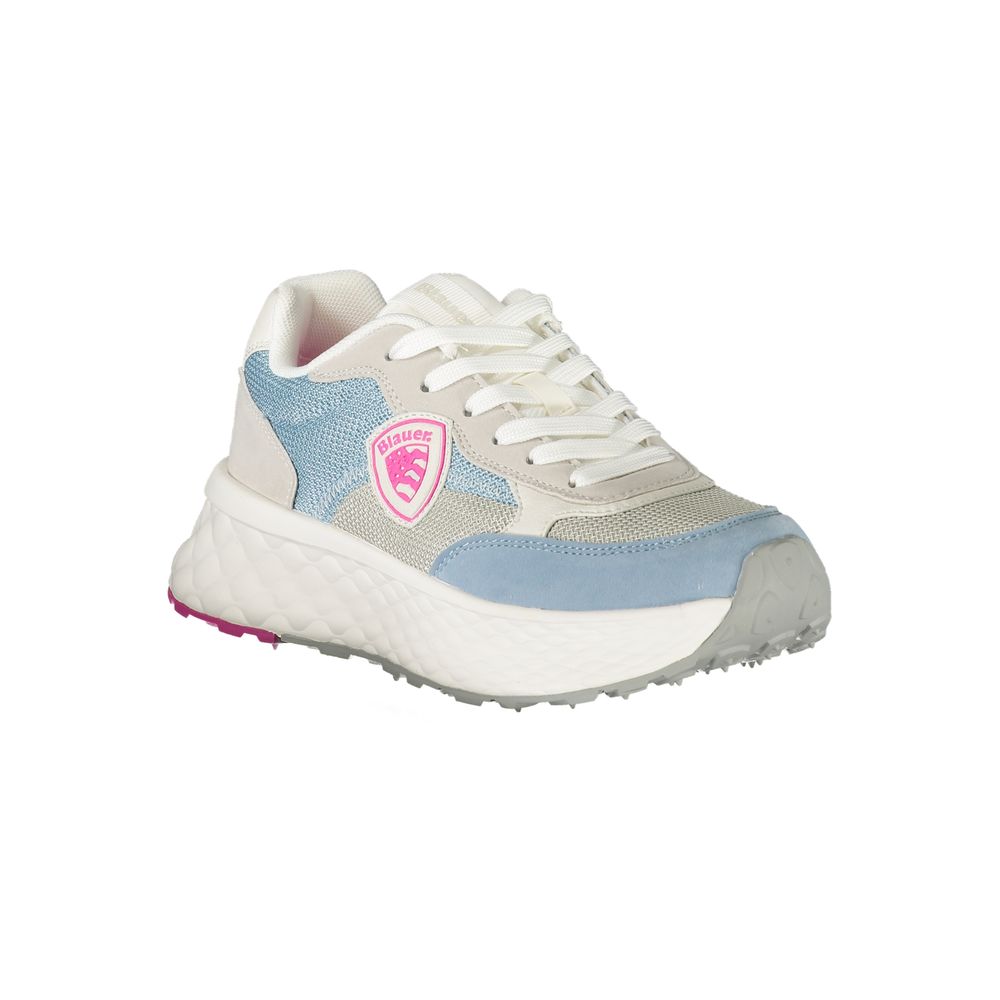 Blauer Sneakers Sportive Donna Blu, Dettagli Fuchsia/Bianco e Soletta Removibile