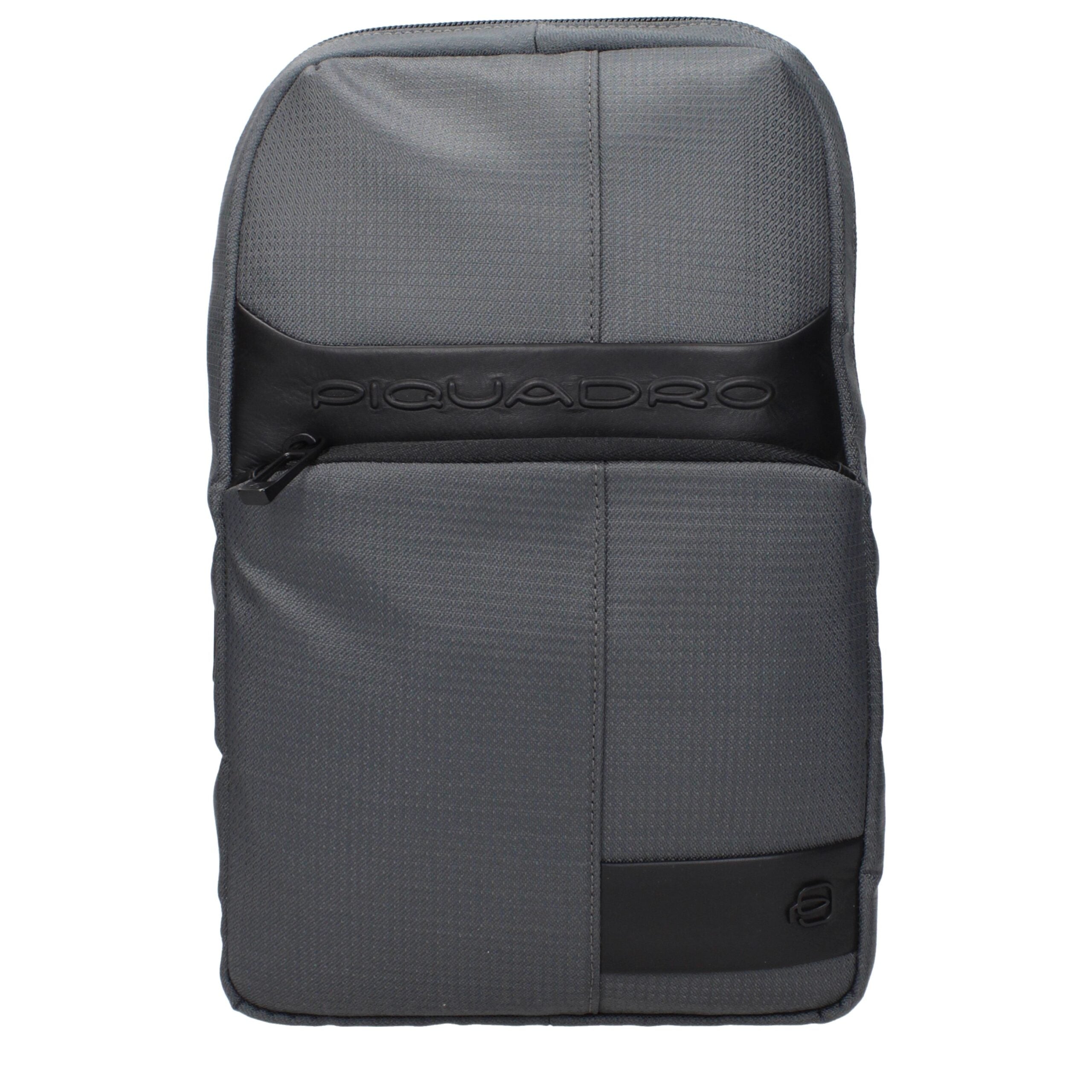 Piquadro CA5751W129GR Grey Fabric Shoulder Bag
