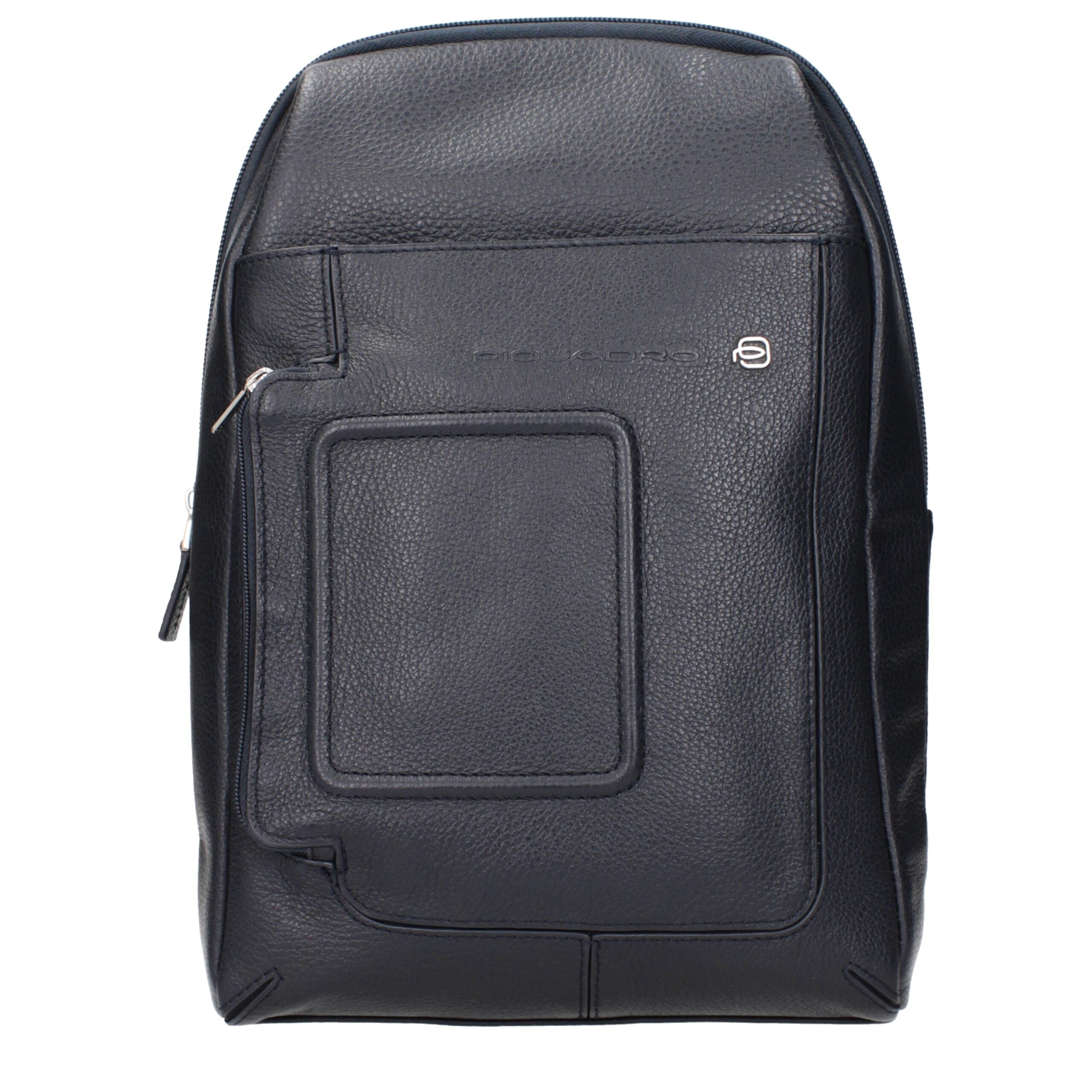 Piquadro Blue Leather Shoulder Bag CA4832VIBLU