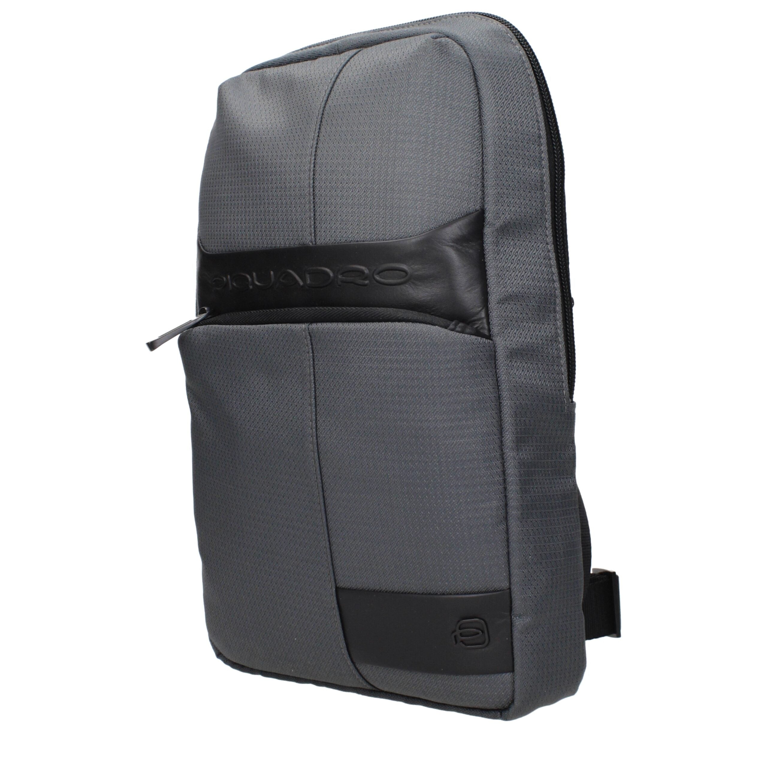 Piquadro CA5751W129GR Grey Fabric Shoulder Bag