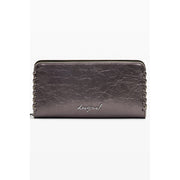 Desigual Fiona Tiny Zip Capsule Women's Wallet in Bronze Polyethylene, Compact